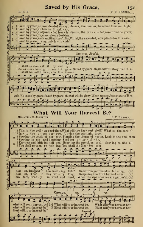 Hymns of His Grace: No. 1 page 149