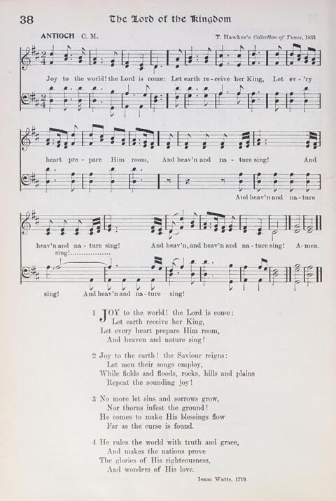 Hymns of the Kingdom of God page 38