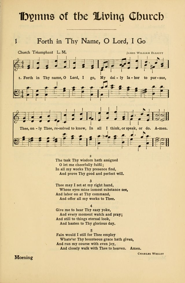 Hymns of the Living Church page 4