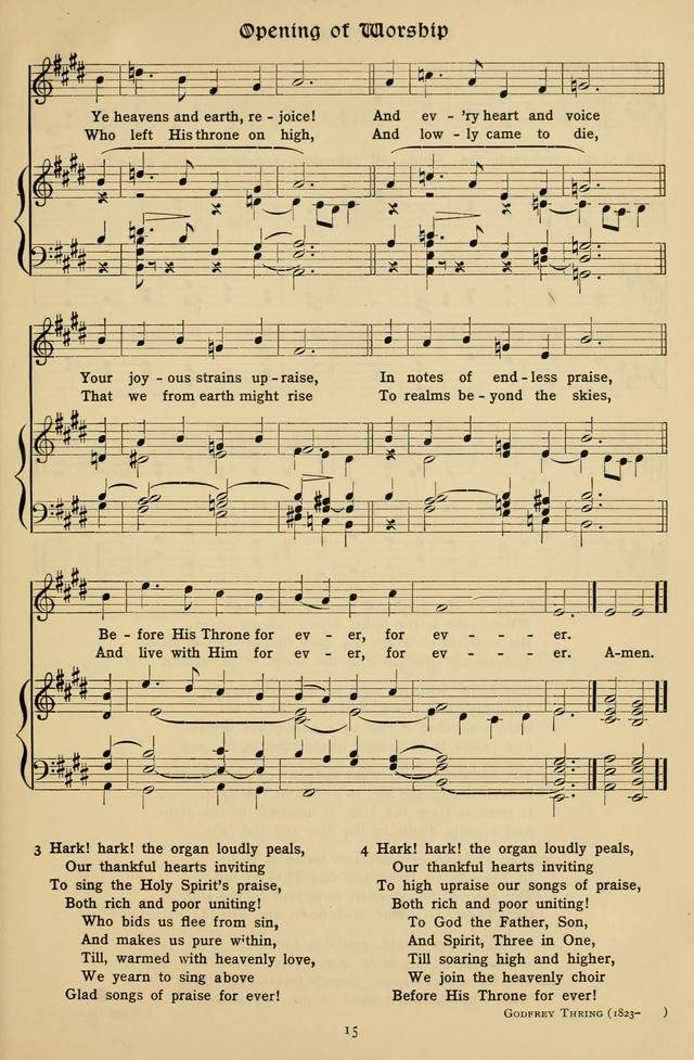 The Hymnal of Praise page 16