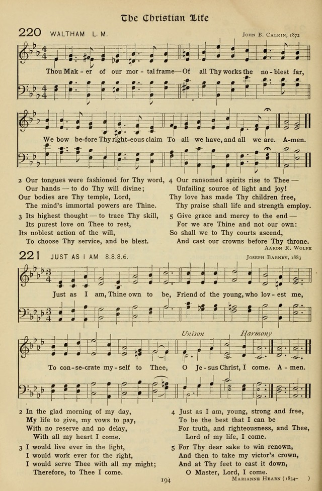 The Hymnal of Praise page 195