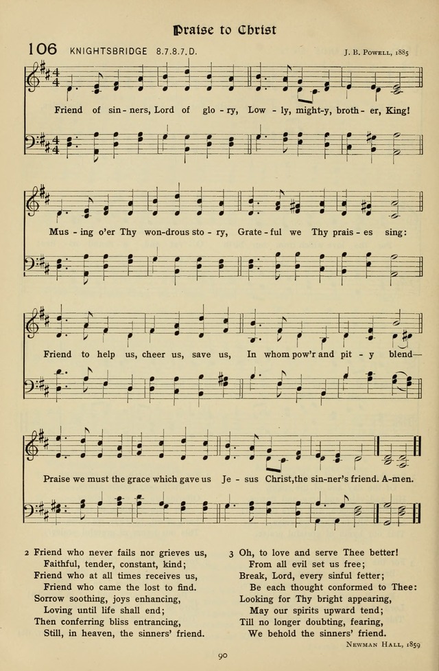 The Hymnal of Praise page 91