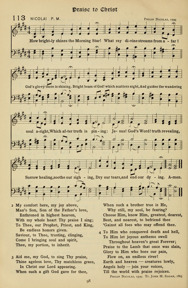 The Hymnal of Praise page 99