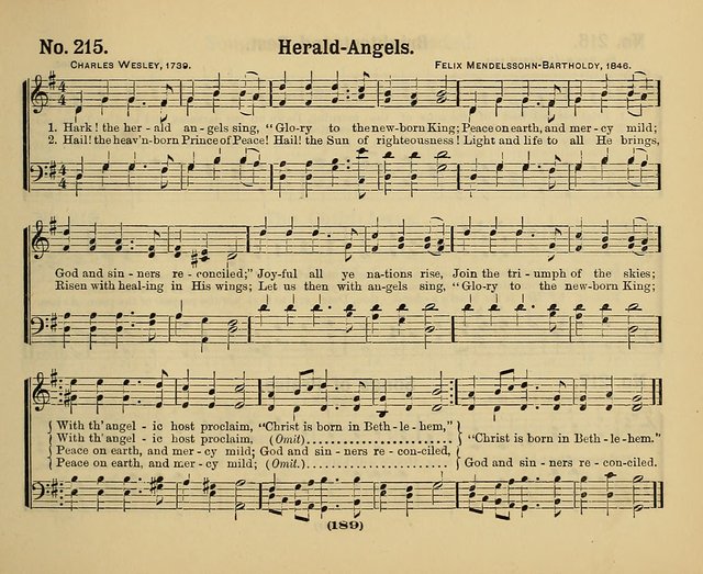 Hymns of Praise with Tunes: selected for use in Sunday school, prayer meeting, and home circle page 189