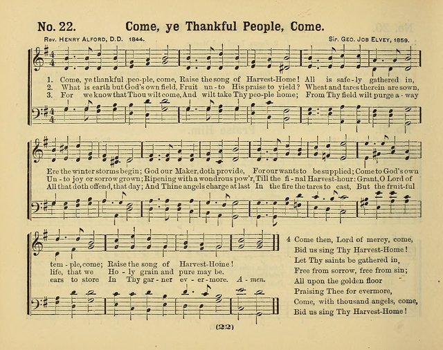 Hymns of Praise with Tunes: selected for use in Sunday school, prayer meeting, and home circle page 22