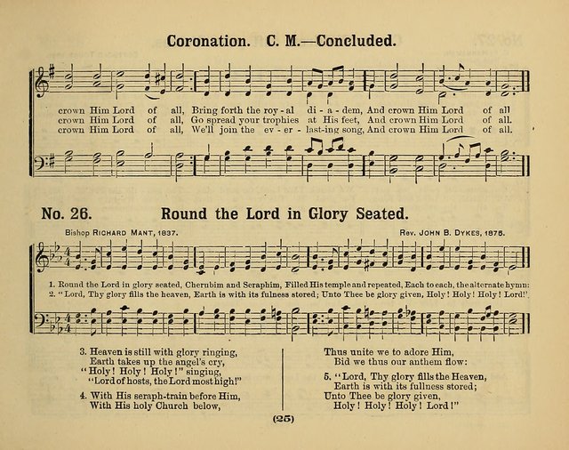 Hymns of Praise with Tunes: selected for use in Sunday school, prayer meeting, and home circle page 25