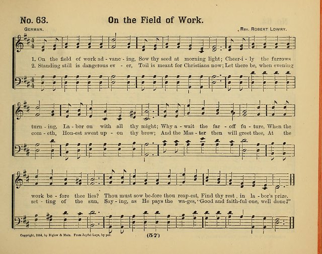 Hymns of Praise with Tunes: selected for use in Sunday school, prayer meeting, and home circle page 57