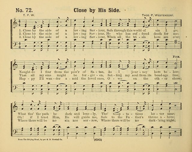 Hymns of Praise with Tunes: selected for use in Sunday school, prayer meeting, and home circle page 66