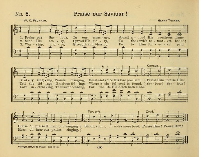Hymns of Praise with Tunes: selected for use in Sunday school, prayer meeting, and home circle page 8