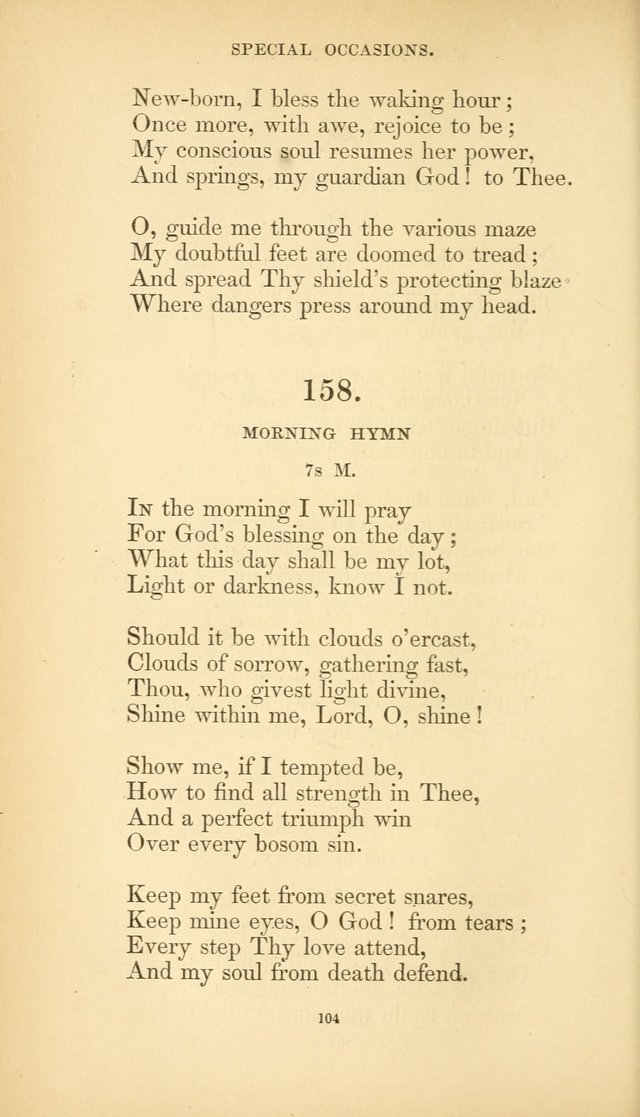 Hymns of the Spirit page 112