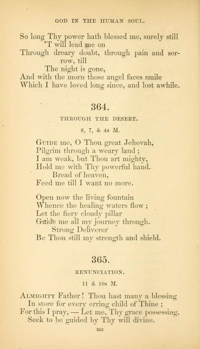 Hymns of the Spirit page 260