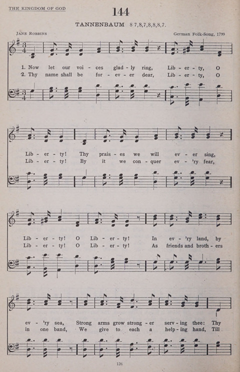 Hymns of the United Church page 126