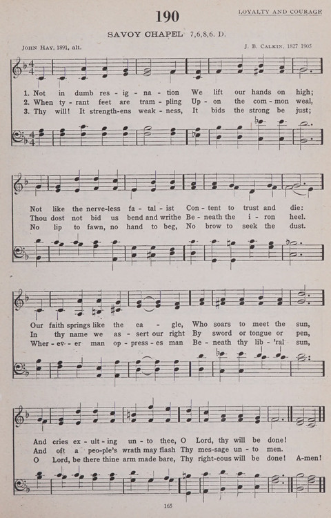 Hymns of the United Church page 165
