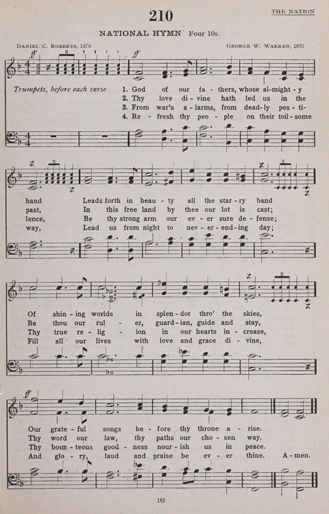 Hymns of the United Church page 185