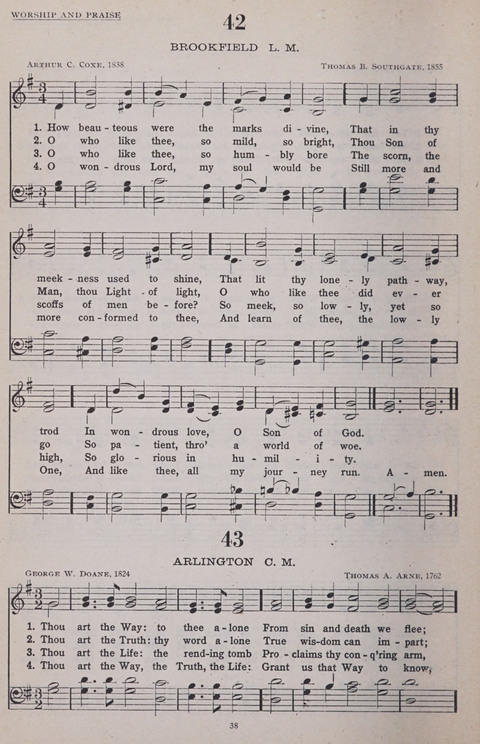 Hymns of the United Church page 38