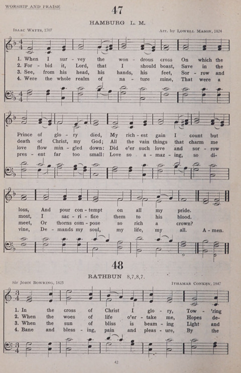 Hymns of the United Church page 42