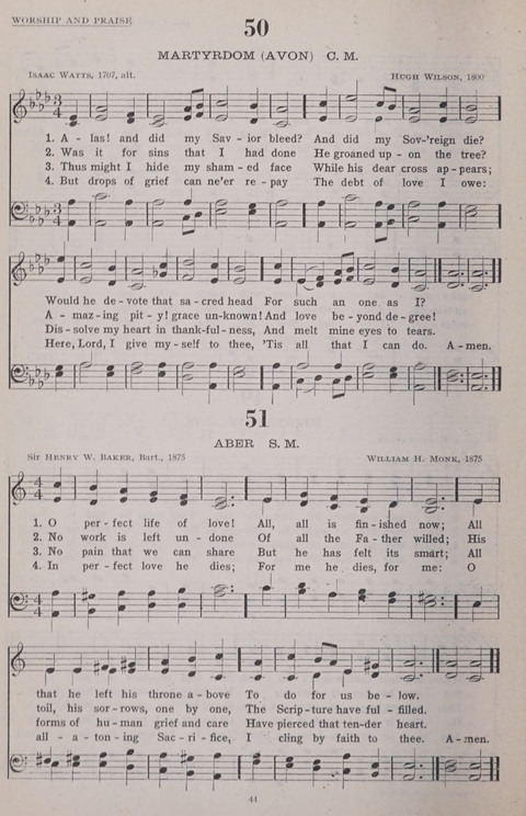 Hymns of the United Church page 44