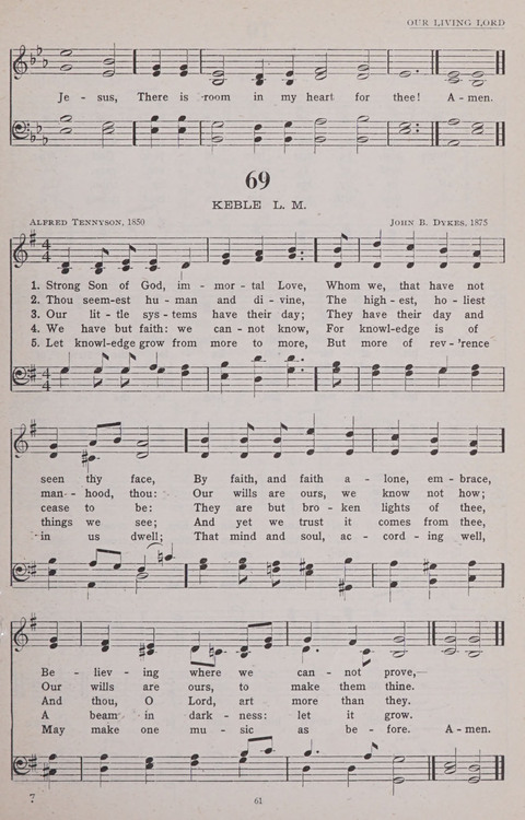 Hymns of the United Church page 61