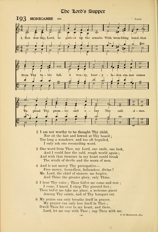 Hymns of Worship and Service page 140