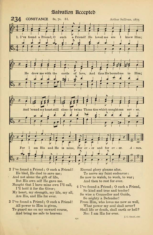 Hymns of Worship and Service page 171