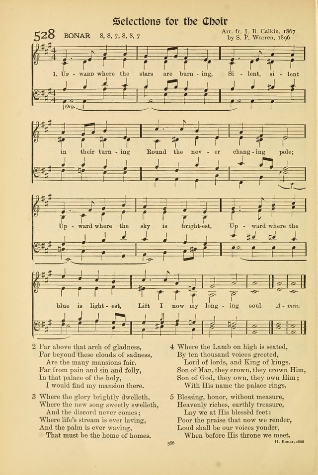 Hymns of Worship and Service page 386