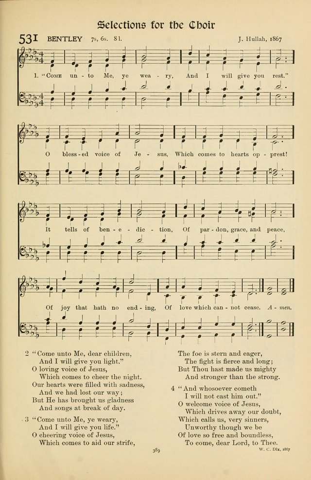 Hymns of Worship and Service page 389