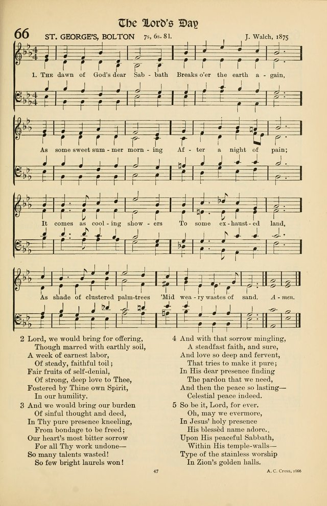 Hymns of Worship and Service page 47
