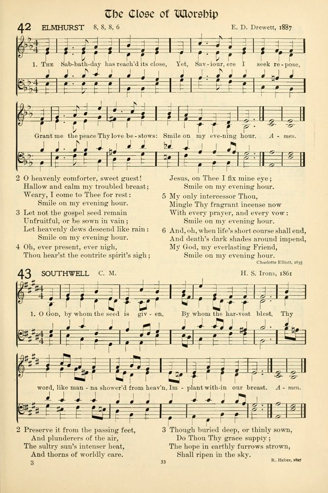 In Excelsis: hymns with tunes for Christian worship page 33