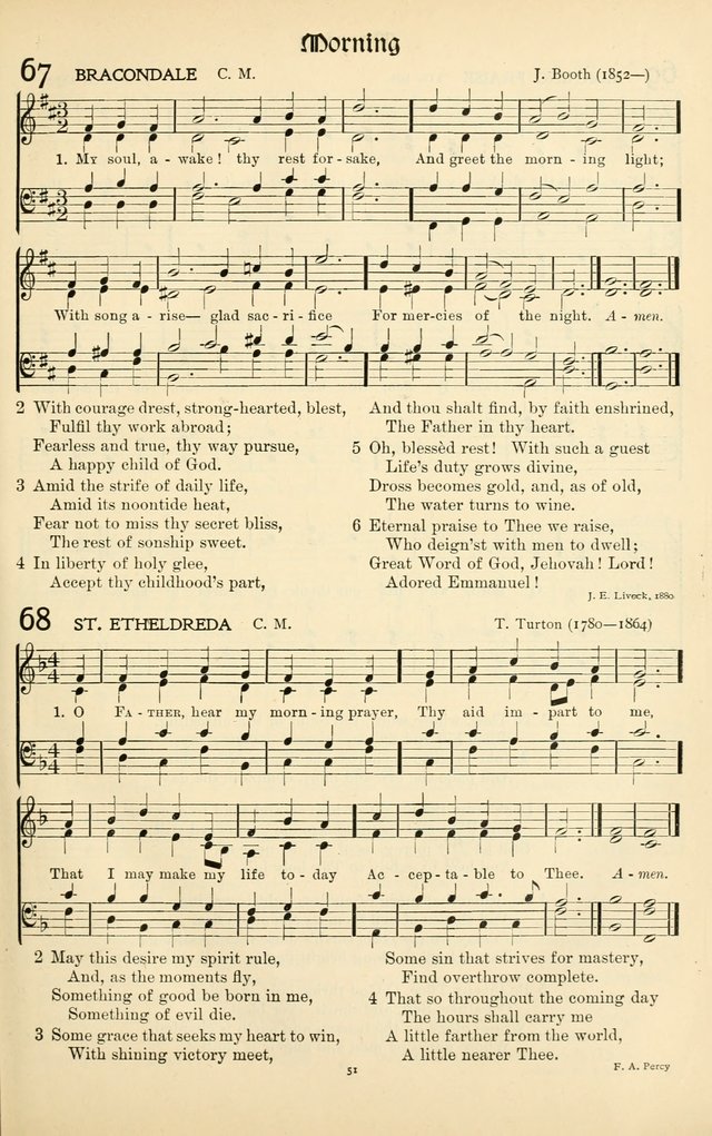 In Excelsis: hymns with tunes for Christian worship page 51