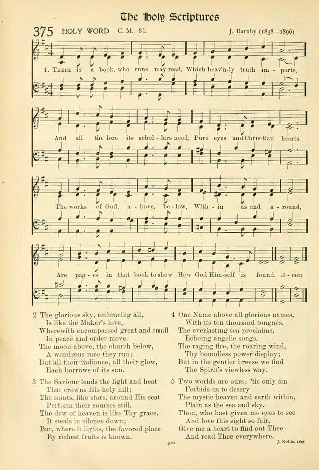 In Excelsis: Hymns with Tunes for Christian Worship. 7th ed. page 314
