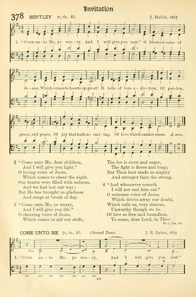 In Excelsis: Hymns with Tunes for Christian Worship. 7th ed. page 316
