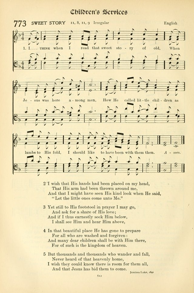 In Excelsis: Hymns with Tunes for Christian Worship. 7th ed. page 622