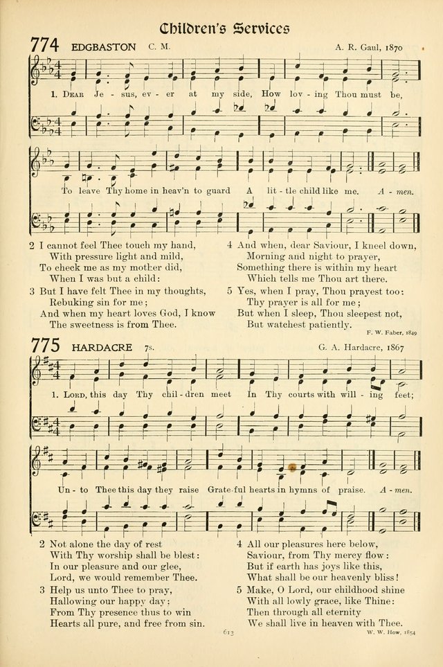 In Excelsis: Hymns with Tunes for Christian Worship. 7th ed. page 623
