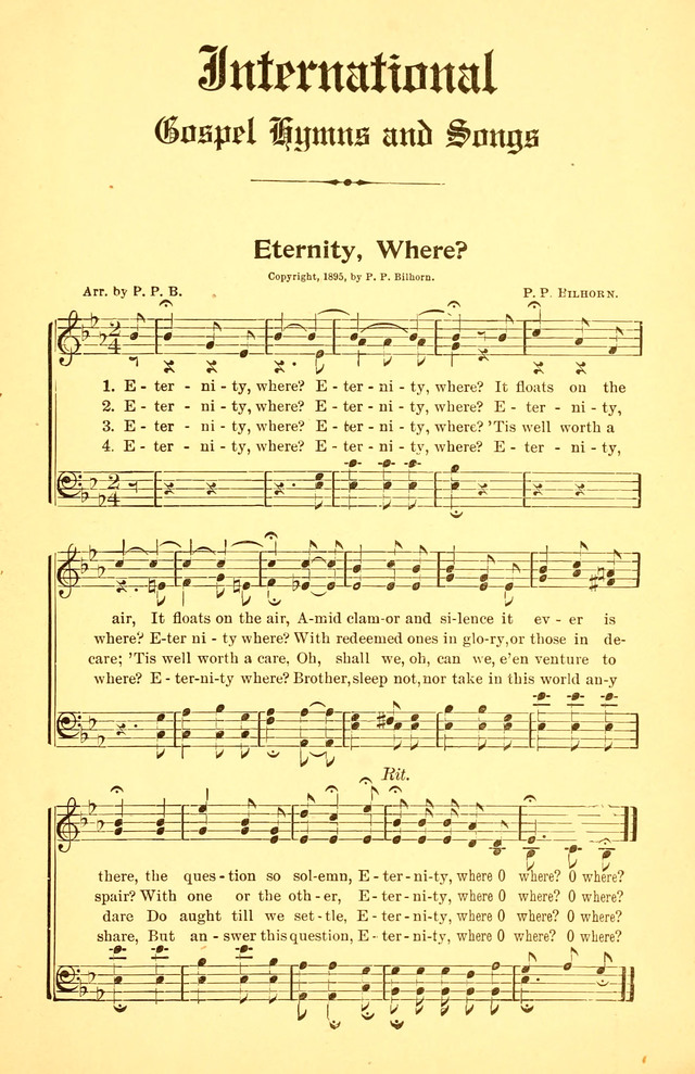 International Gospel Hymns and Songs page 1