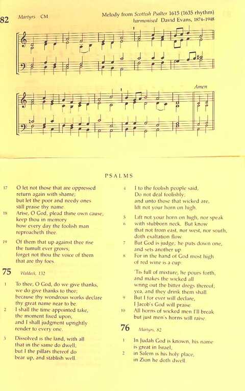 The Irish Presbyterian Hymnbook page 282
