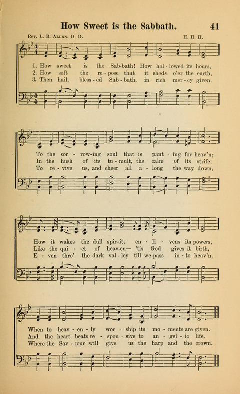 The Iris: Songs of Jesus, for Sunday-schools and devotional meetings page 41