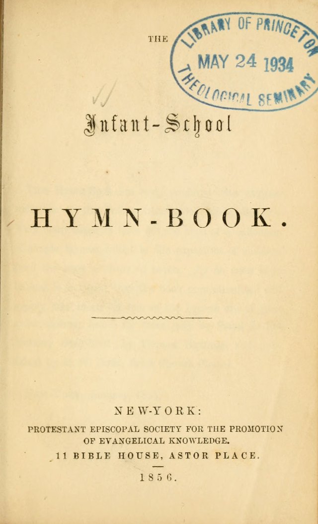 The Infant-School Hymn-Book page 1