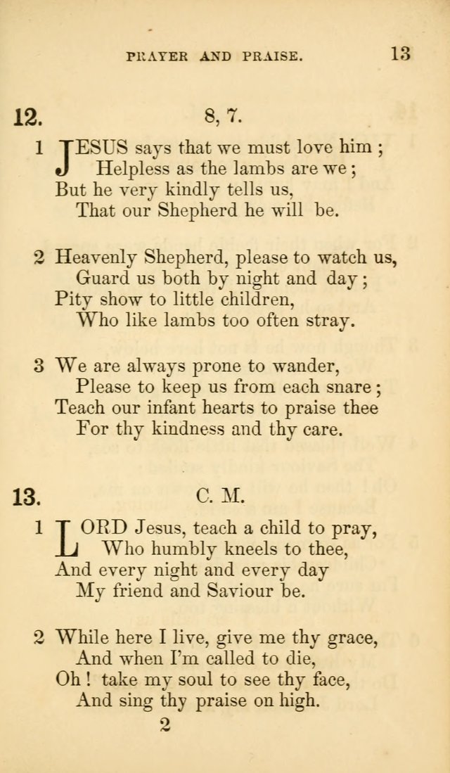 The Infant-School Hymn-Book page 13