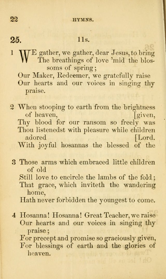 The Infant-School Hymn-Book page 22