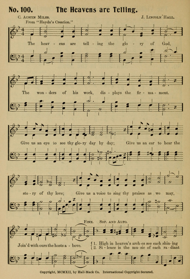 Ideal Sunday School Hymns page 100