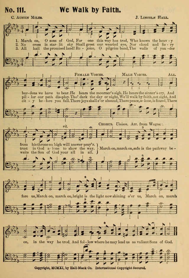 Ideal Sunday School Hymns page 111