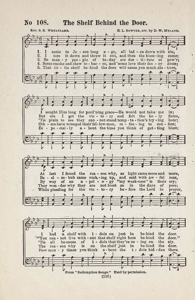 The Joy Bells of Canaan or Burning Bush Songs No. 2 page 108