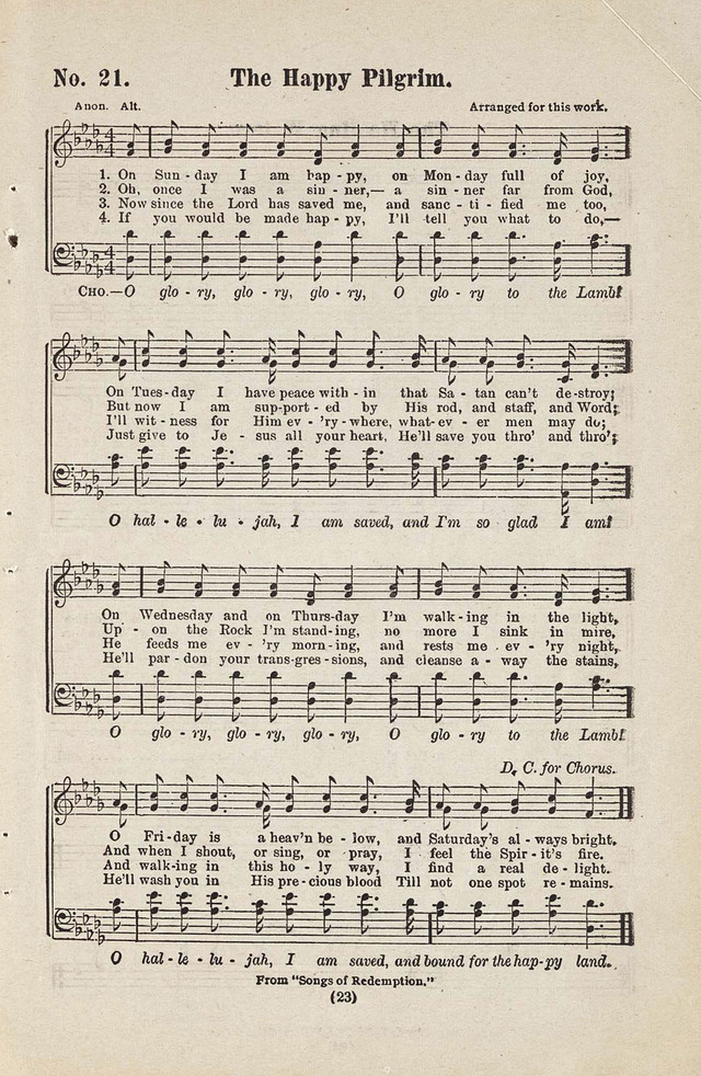 The Joy Bells of Canaan or Burning Bush Songs No. 2 page 21