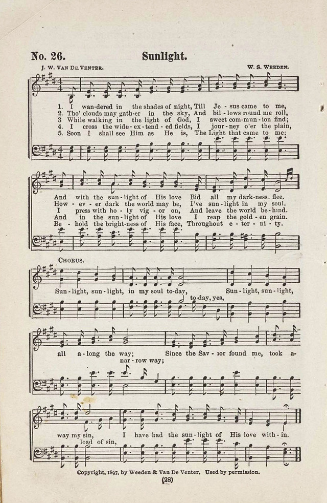 The Joy Bells of Canaan or Burning Bush Songs No. 2 page 26