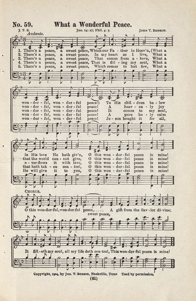 The Joy Bells of Canaan or Burning Bush Songs No. 2 page 59