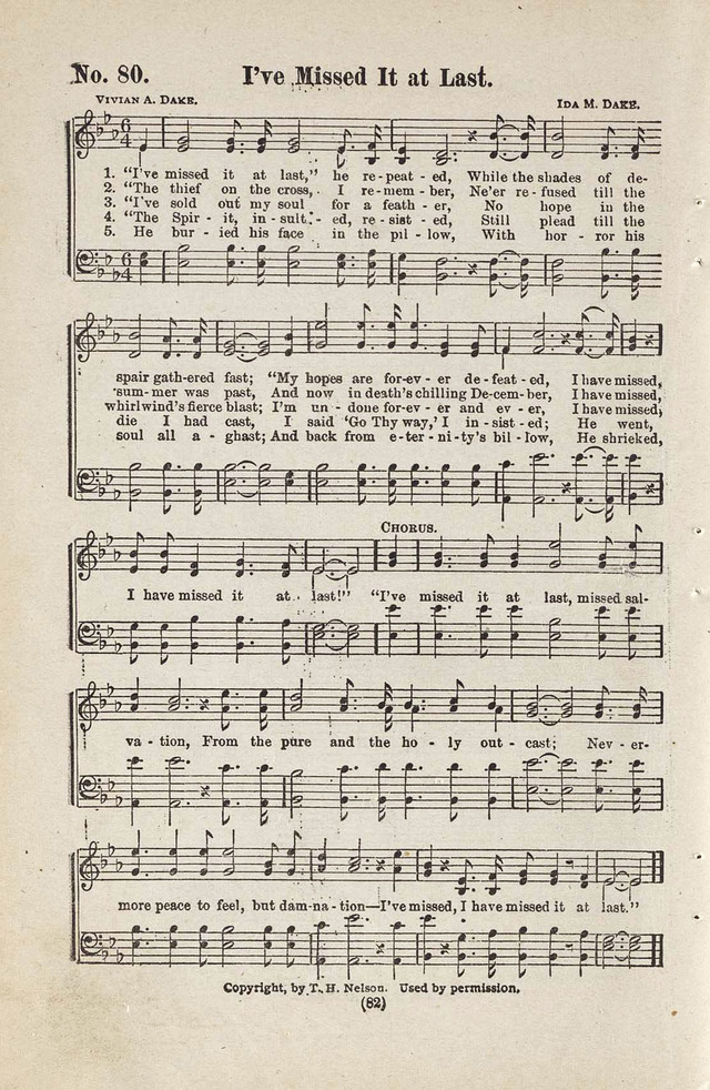 The Joy Bells of Canaan or Burning Bush Songs No. 2 page 80