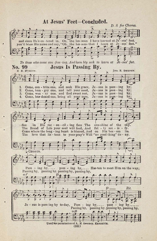 The Joy Bells of Canaan or Burning Bush Songs No. 2 page 99