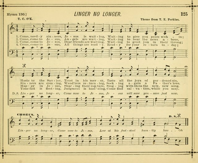 Jasper and Gold: A choice collection of song-gems for Sunday-Schools, social meetings, and times of refreshing page 128