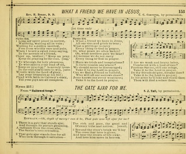 Jasper and Gold: A choice collection of song-gems for Sunday-Schools, social meetings, and times of refreshing page 152