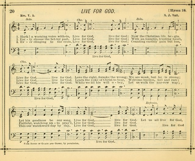 Jasper and Gold: A choice collection of song-gems for Sunday-Schools, social meetings, and times of refreshing page 23